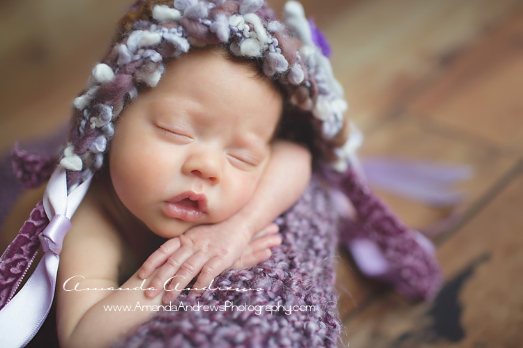 boise newborn photo in basket